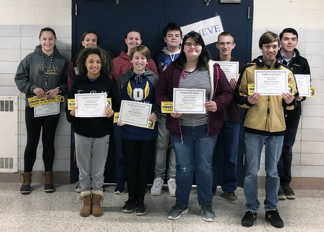 STUDENTS RECOGNIZED